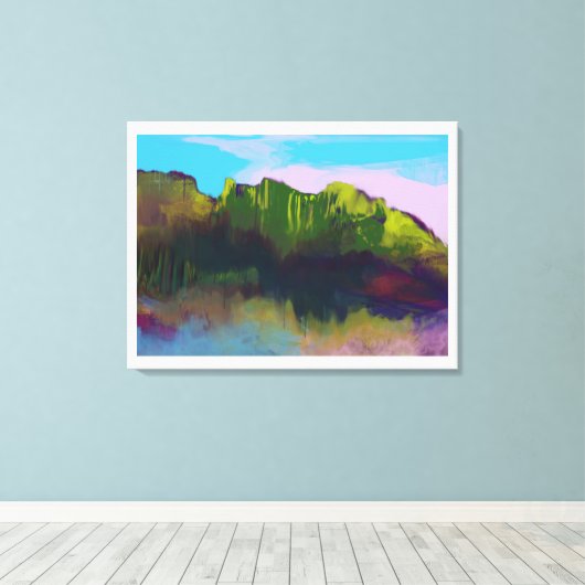 Toile Peinture du paysage (Insitu (Plancher de Bois))