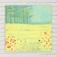 Peinture du paysage de prairie