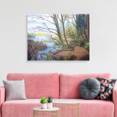 Toile Peinture du paysage de printemps Lost Lagoon Vanco (Insitu(Salon))