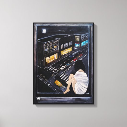 Toile Peinture du vendredi soir par Alfred Fox (Recto)