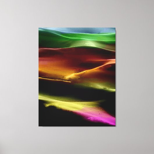 Toile Peinture dunes de sable acrylique #9 (Recto)