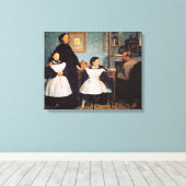 Toile Peinture Edgar Degas, Famille Bellelli (Insitu (Plancher de Bois))