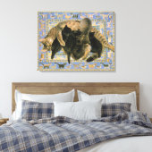 TOILE PEINTURE EN CHAT CUTE (Insitu(Chambre))