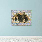 TOILE PEINTURE EN CHAT CUTE (Insitu (Plancher de Bois))