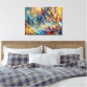 Toile Peinture épaisse texture Abstraite (Insitu(Chambre))