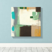 Toile Peinture expressionniste avec pointes de brosse lo (Insitu (Plancher de Bois))