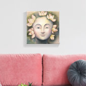 Toile Peinture faciale féminine aquarelle (Insitu(Salon))