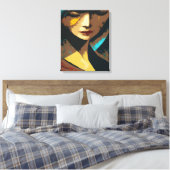 Toile Peinture féminine Abstraite (Insitu(Chambre))
