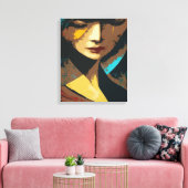 Toile Peinture féminine Abstraite (Insitu(Salon))