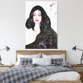 Toile Peinture féminine Universe Imprimer (Insitu(Chambre))