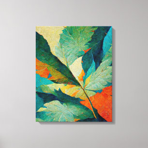 Toile Peinture Feuille moderne Art Mur