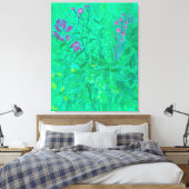 Toile Peinture florale à fleurs Fleurs sauvages du Nord (Insitu(Chambre))