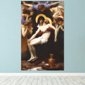 Toile Peinture française classique de Bouguereau : Pieta (Insitu (Plancher de Bois))