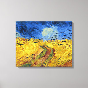 Toile Peinture impressionniste Champs de blé de Van Gogh