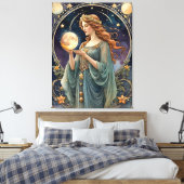 Toile peinture inspirée du tarot - tempérance (Insitu(Chambre))