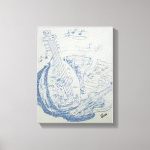 Toile Peinture : Instruments grecs