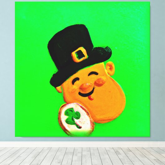 Toile Peinture irlandaise. Commandez dès maintenant  (Insitu (Plancher de Bois))