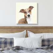 Toile Peinture italienne Greyhound - Cute Original Chien (Insitu(Chambre))