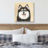 Toile Peinture Lapphund Finlandaise - Joli art original  (Insitu(Chambre))