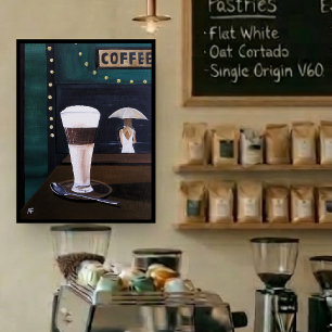 Toile Peinture Latte Macchiato par Alfred Fox
