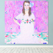 Toile Peinture Mäda Primavesi de Gustav Klimt (Insitu (Plancher de Bois))