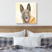 Toile Peinture Malinoise belge - Cute Original Chien Art (Insitu(Chambre))