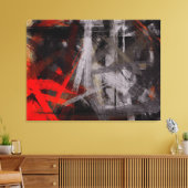 Toile Peinture moderne Arrière - plan Abstrait #2 (Insitu(Salon))