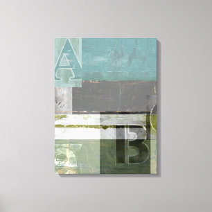 Toile Peinture moderne avec les lettres assorties