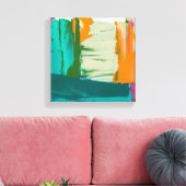 Toile Peinture Multicolore De La Liberté D'Expression (Insitu(Salon))