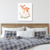 Toile Peinture murale de petit cerf (Insitu(Chambre))