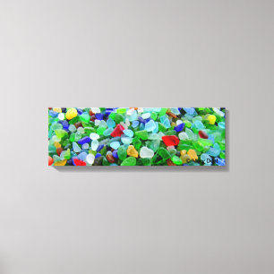 Toile Peinture murale en verre de mer