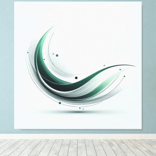 Toile Peinture murale minimaliste (Insitu (Plancher de Bois))