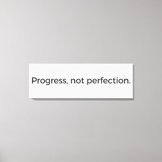 Toile Peinture murale minimaliste - Progrès par rapport  (Recto)