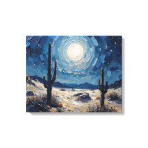 Peinture murale Moonlit Desert Premium Emballé