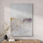 Toile peinture murale neutre Abstraite<br><div class="desc">Elevez votre espace avec cette impression murale en toile de peinture abstraite "Silent the Hour" de l'artiste M Gloria Hunter. L'original était de l'acrylique sur toile. Taille jusqu'à 60" pour les espaces surdimensionnés.</div>
