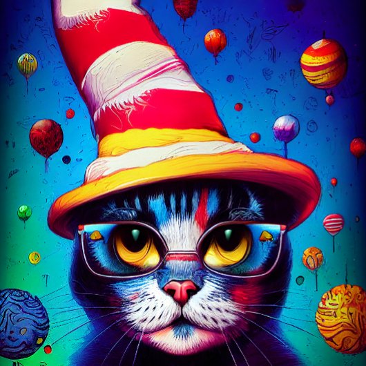 Toile Peinture murale numérique colorée