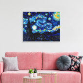 Toile Peinture murale Starry Night Sky Premium enveloppé (Insitu(Salon))