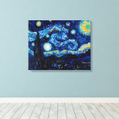 Toile Peinture murale Starry Night Sky Premium enveloppé (Insitu (Plancher de Bois))
