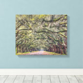 Toile Peinture murale Wormsloe Savannah Art 11x14 (Insitu (Plancher de Bois))