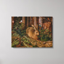 Peinture naturelle de la forêt de lièvres Hoffmann
