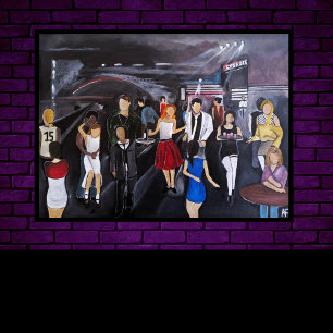 Toile Peinture No Control par Alfred Fox