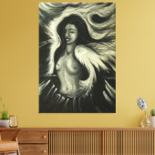 Toile Peinture noir et blanc (Insitu(Salon))