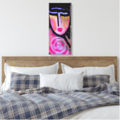 Toile Peinture numérique Abstraite sans titre d'une femm (Insitu(Chambre))