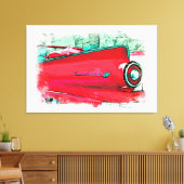 Toile *~* Peinture numérique classique Photo Vintage Ret (Insitu(Salon))