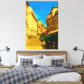 Toile Peinture numérique de la ville de Bucarest (Insitu(Chambre))