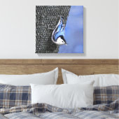 Toile Peinture Nuthatch à poitrine blanche Art original (Insitu(Chambre))