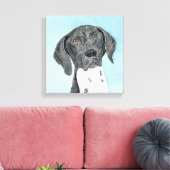 Toile Peinture pointeur germanique - Art original (Insitu(Salon))