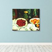 Toile Peinture populaire de Paul Cezanne, Cerises (Insitu (Plancher de Bois))