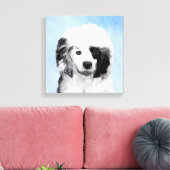 Toile Peinture Portugaise de Chien d'Eau - Art original (Insitu(Salon))