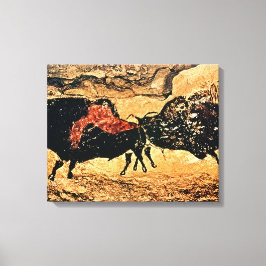 Toile Peinture rocheuse de bison, c.17000 av. (Recto)